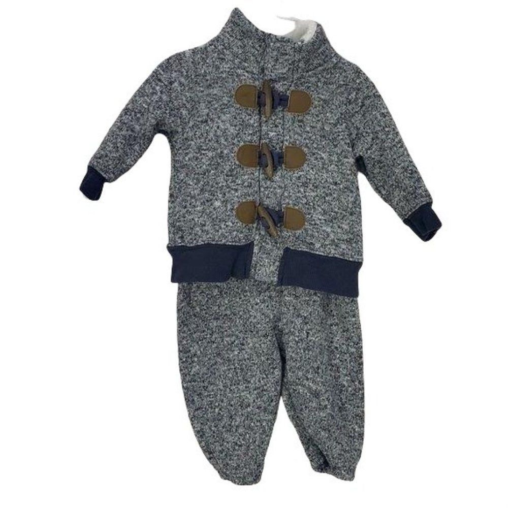 CarterโsโJust One You Heather Grey Boys 2 pcโ Set